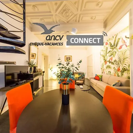 Rétromirabeau Le Jacobin - 75m2 - Terrasse Exterieure Patio- 2 à 4 Pers - Calme - Cours Mirabeau Halles Gare - Emplacement - Chèques Connect Appartement Narbonne