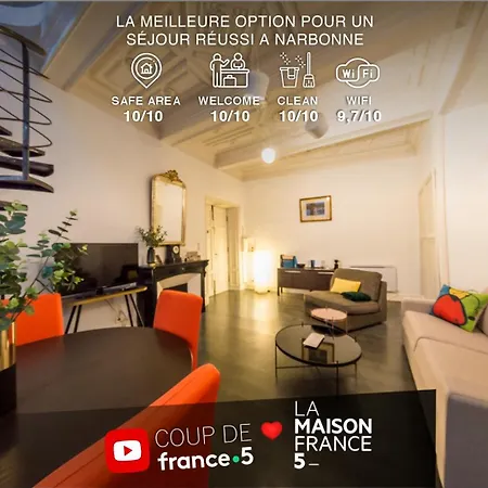 דירה Duplex De Charme Xviiiᵉ - Terrasse Privee - Centre Historique - Halles Gare - Tout A Pied - Retromirabeau Le Jacobin